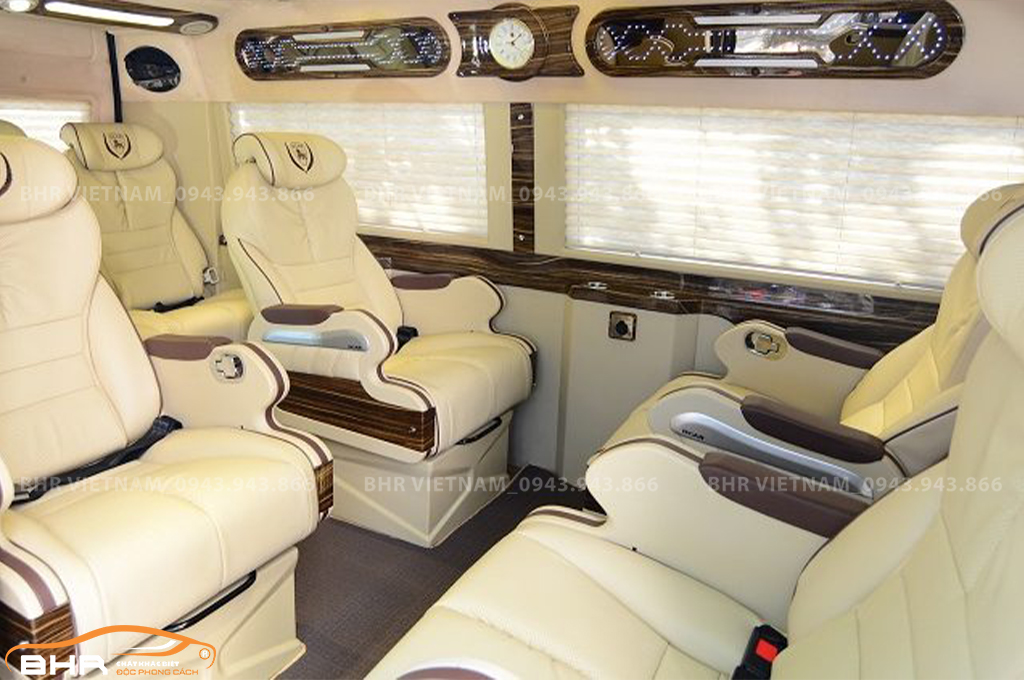 Bọc ghế da ô tô công nghiệp Ford Transit