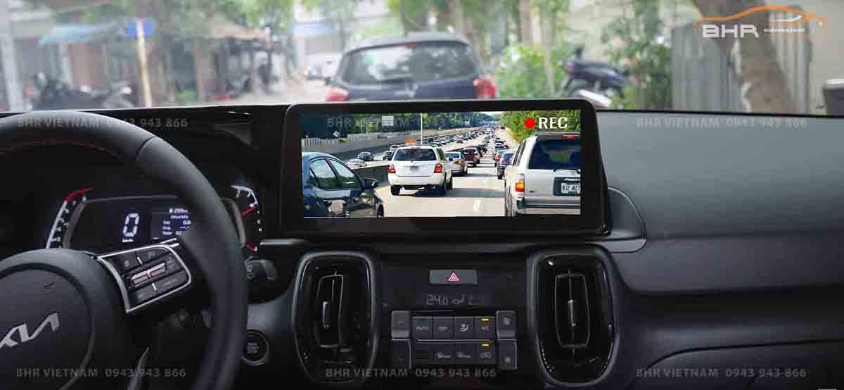Màn hình DVD Android 12.3 inch Kia Sonet 2021 tích hợp camera hành trình