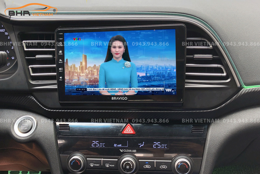 Giải trí Youtube, xem phim sống động trên màn hình DVD Android Bravigo Air 2 Hyundai Elantra 2016 - nay