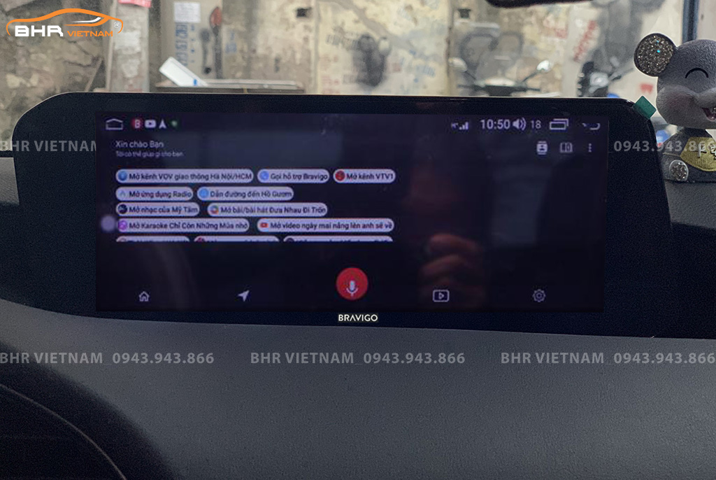Điều khiển bằng giọng nói thông minh DVD Android Bravigo Mazda 3 2020 - nay