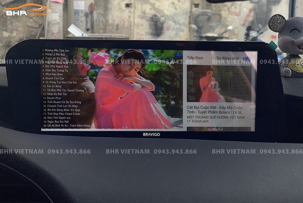 Giải trí Youtube, xem phim sống động trên màn hình DVD Android Bravigo Mazda 3 2020 - nay