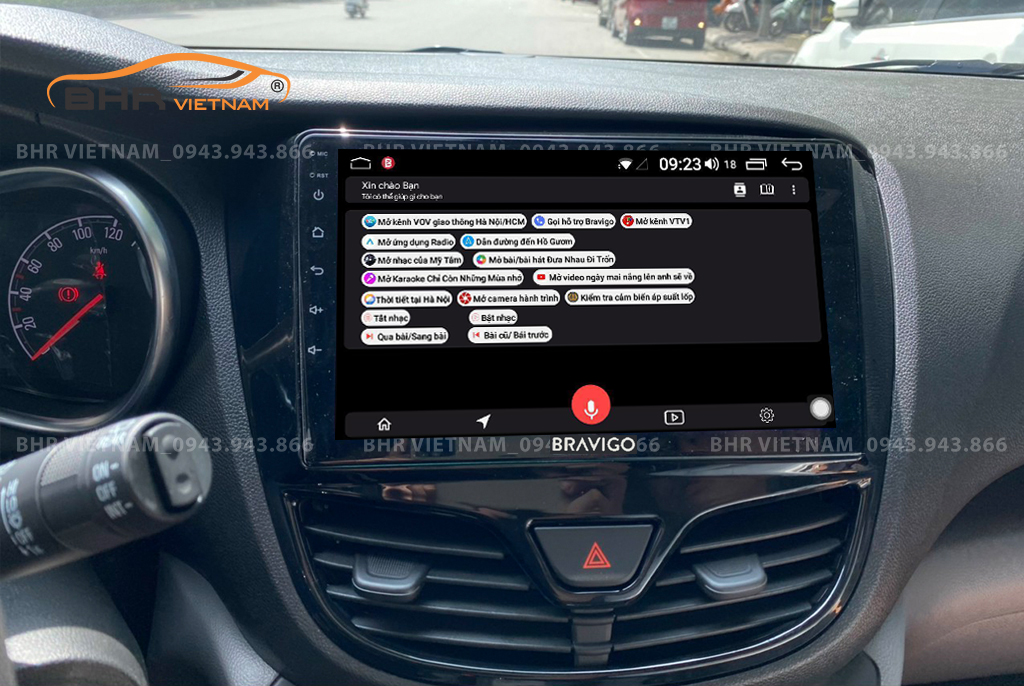 Điều khiển bằng giọng nói thông minh DVD Android Bravigo Ultimate Vinfast Fadil 2019 - nay