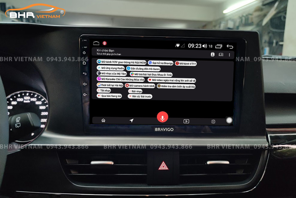 Điều khiển bằng giọng nói thông minh DVD Android Bravigo Ultimate Kia Seltos 2020 - nay