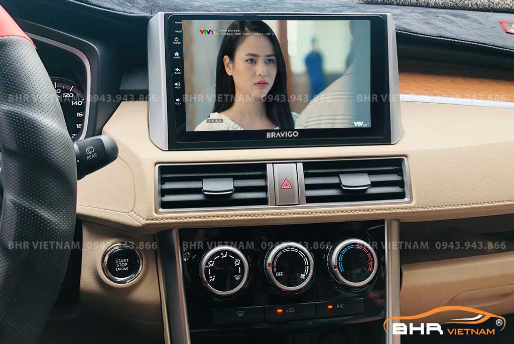 Giải trí Youtube, xem phim sống động trên màn hình DVD Android Bravigo Ultimate Mitsubishi Xpander 2018 - nay