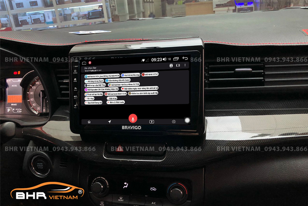 Điều khiển bằng giọng nói thông minh DVD Android Bravigo Ultimate Suzuki Ertiga 2020 - nay