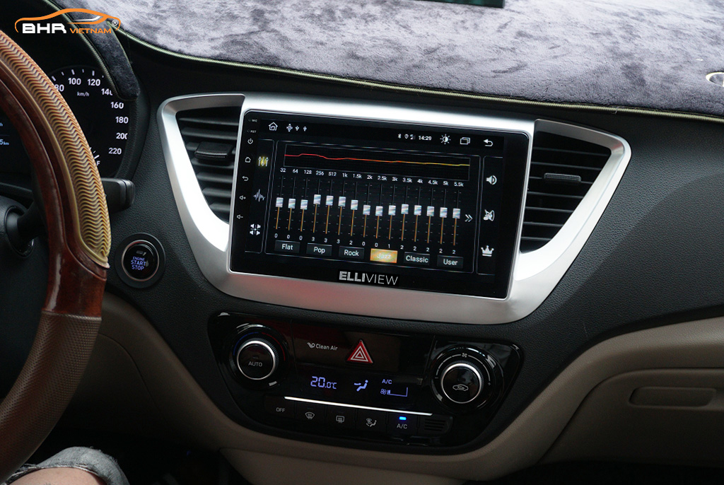 Trải nghiệm âm thanh DSP 32EQ kênh trên màn hình Elliview S4 Basic Hyundai Accent 2021 - nay