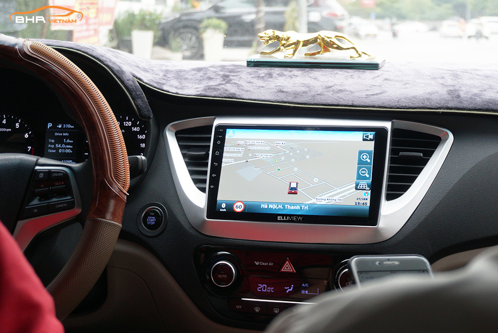 Bản đồ chỉ đường thông minh: Vietmap, Navitel, Googlemap trên Elliview S4 Basic Hyundai Accent 2017 - 2020