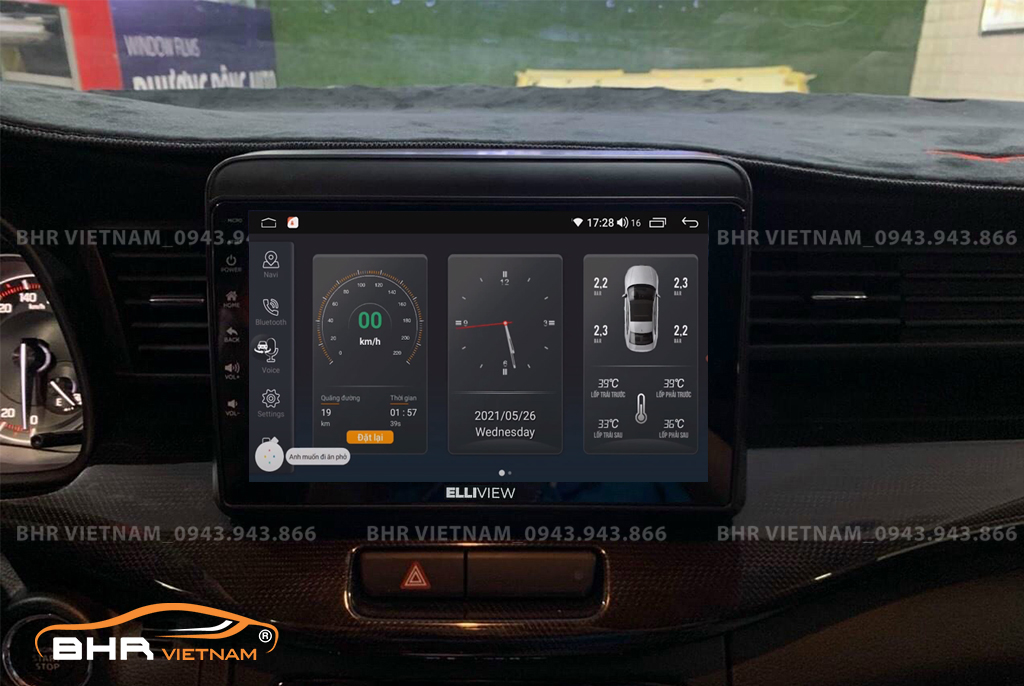Điều khiển bằng giọng nói thông minh màn hình Elliview S4 Deluxe Suzuki XL7 2019 - nay