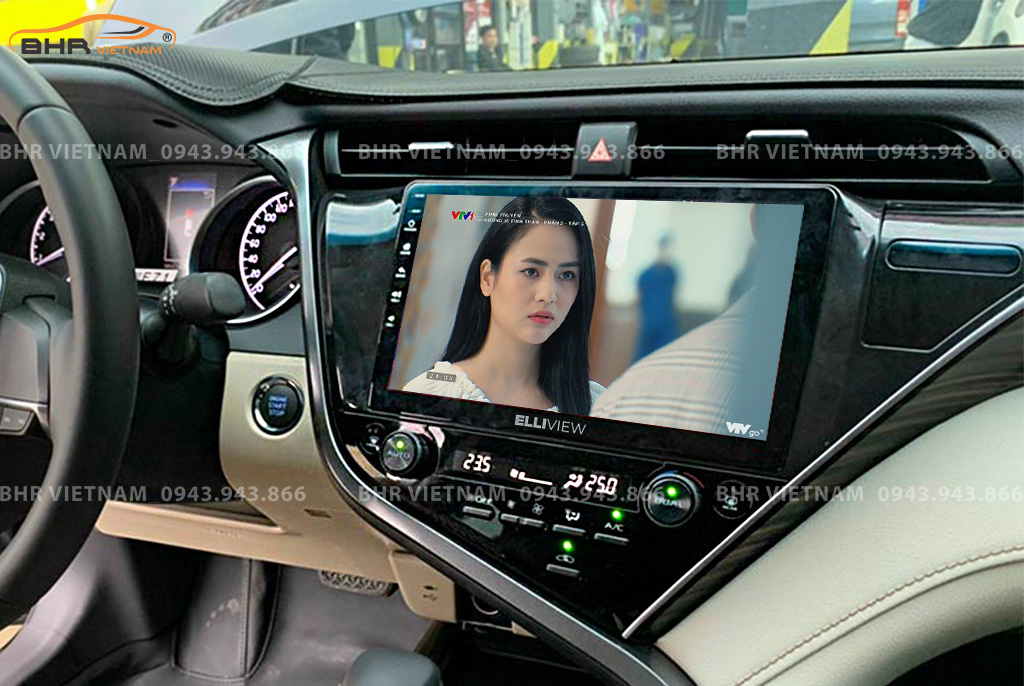 Giải trí Youtube, xem phim sống động trên màn hình Elliview S4 Premium Toyota Camry 2019 - nay