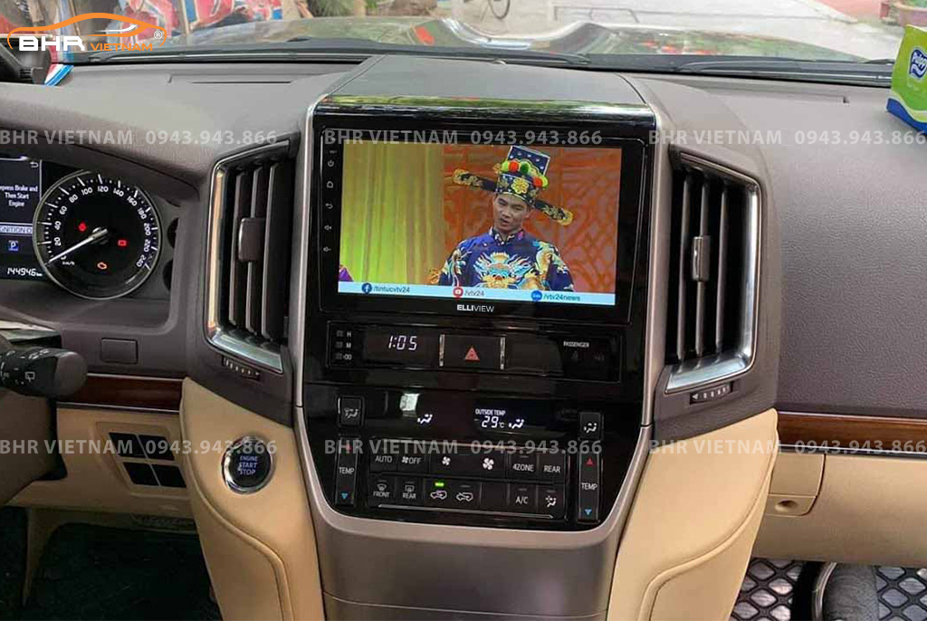 Giải trí Youtube, xem phim sống động trên màn hình Elliview S4 Premium Toyota Land Cruiser 2016 - 2020