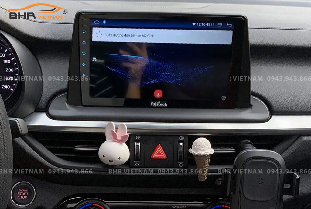 Điều khiển bằng giọng nói Màn hình Android Fujitech 360 Kia Cerato 2019 - nay