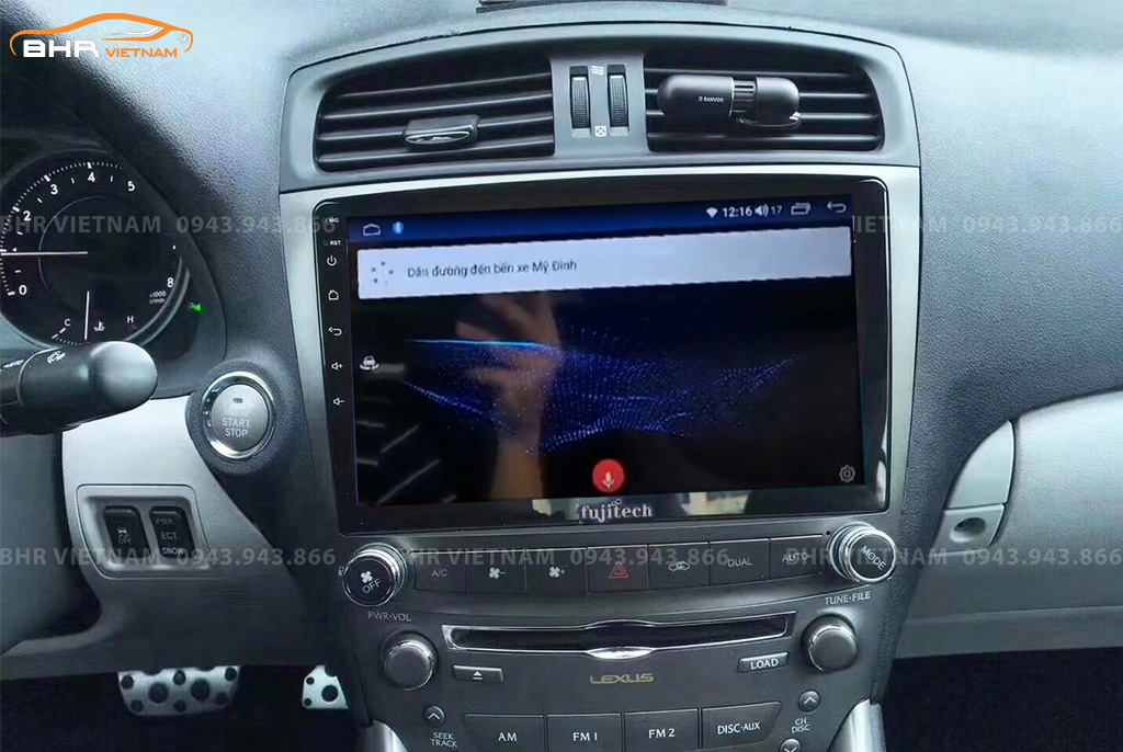Điều khiển bằng giọng nói Màn hình Android Fujitech 360 Lexus IS250 2005 - 2012