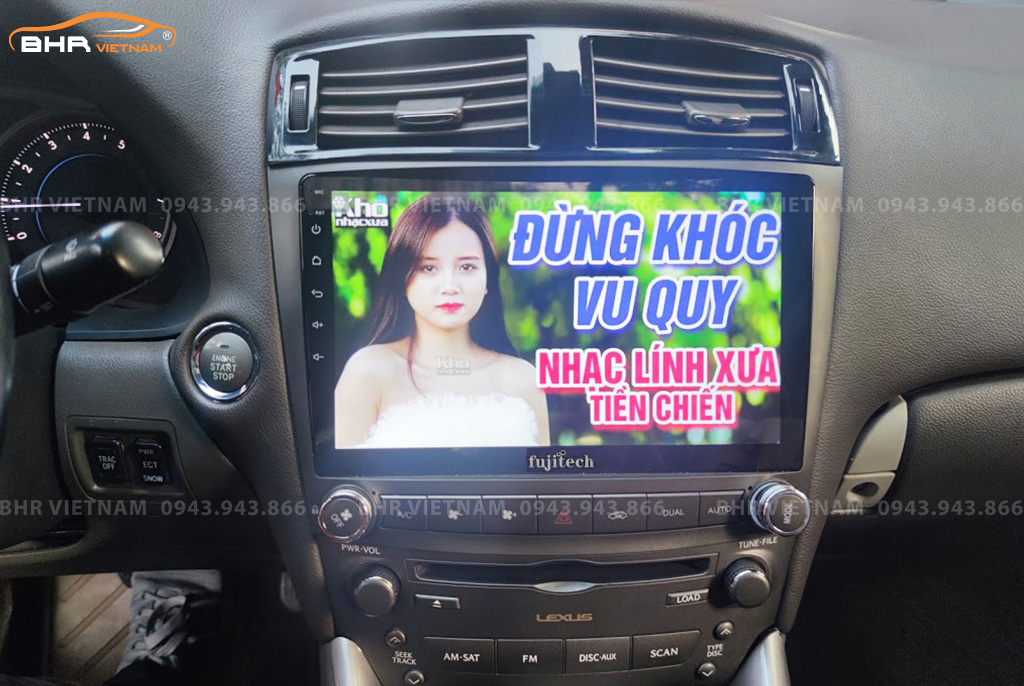 Giải trí trên màn hình DVD Fujitech 360 Lexus IS250 2005 - 2012