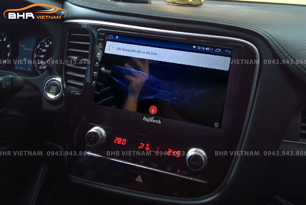 Điều khiển bằng giọng nói Màn hình Android Fujitech 360 Mitsubishi Outlander 2020 - nay