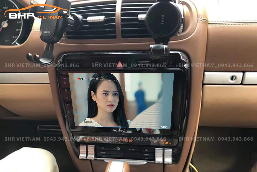 Giải trí trên màn hình DVD Fujitech 360 Porsch Cayenne 2003 - 2010