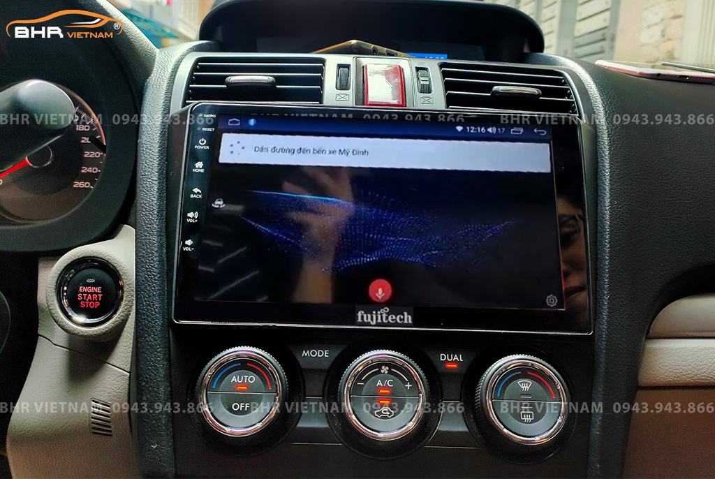 Điều khiển bằng giọng nói Màn hình Android Fujitech 360 Subaru Forester 2013 - 2019