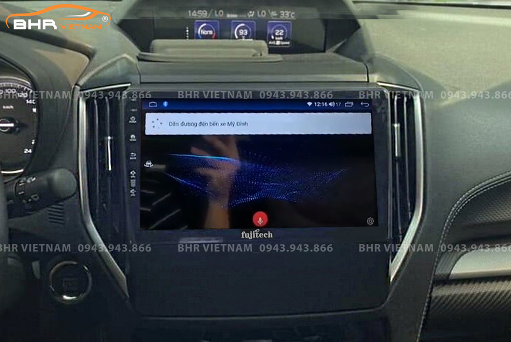 Điều khiển bằng giọng nói Màn hình Android Fujitech 360 Subaru Forester 2020 - nay