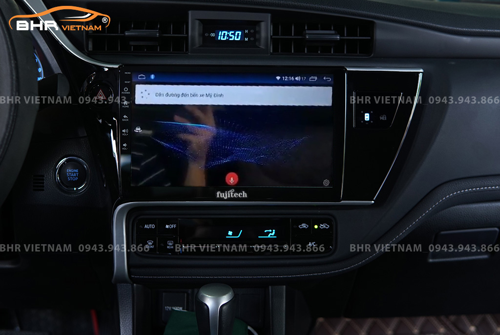 Điều khiển bằng giọng nói Màn hình Android Fujitech 360 Toyota Altis 2018 - 2019