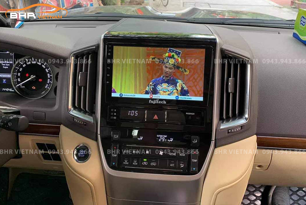 Giải trí trên màn hình DVD Fujitech 360 Toyota Land Cruiser 2016 - 2020