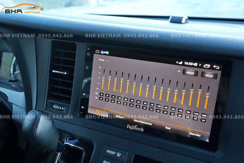 Màn hình DVD Android giá rẻ Fujitech 360 Toyota Sienna 2014 - 2020