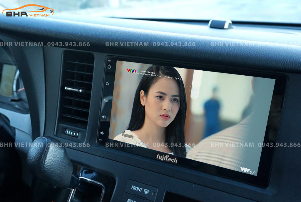 Giải trí trên màn hình DVD Fujitech 360 Toyota Sienna 2014 - 2020