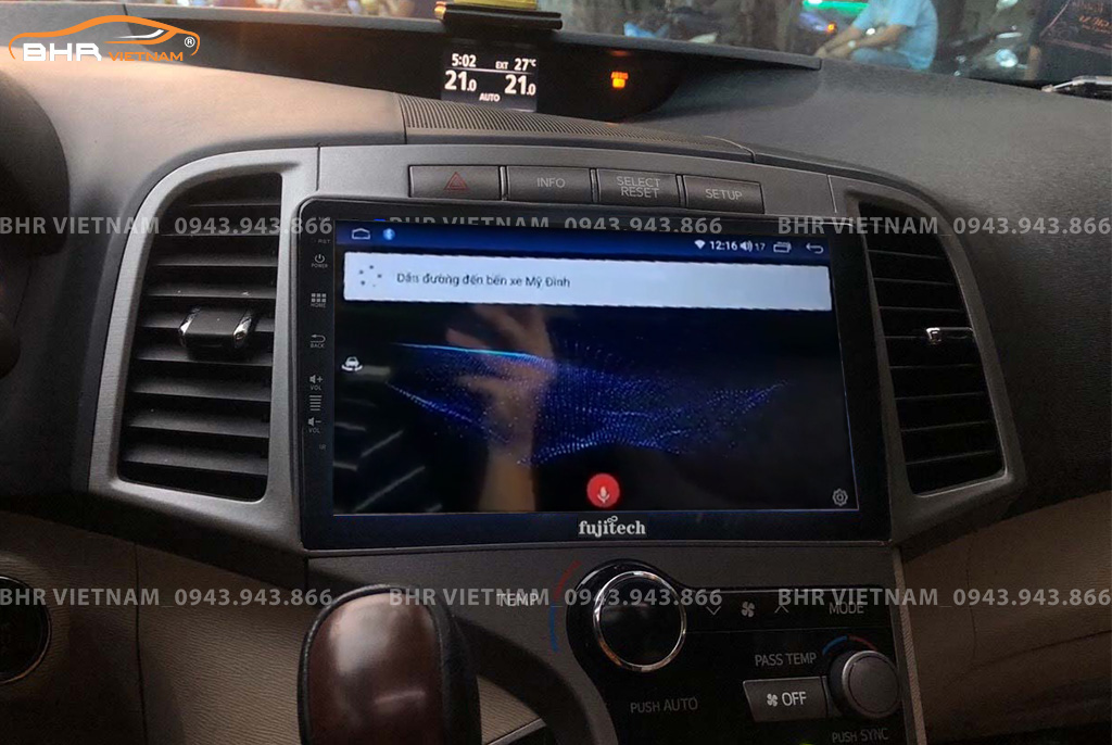 Điều khiển bằng giọng nói Màn hình Android Fujitech 360 Toyota Venza 2009 - 2015