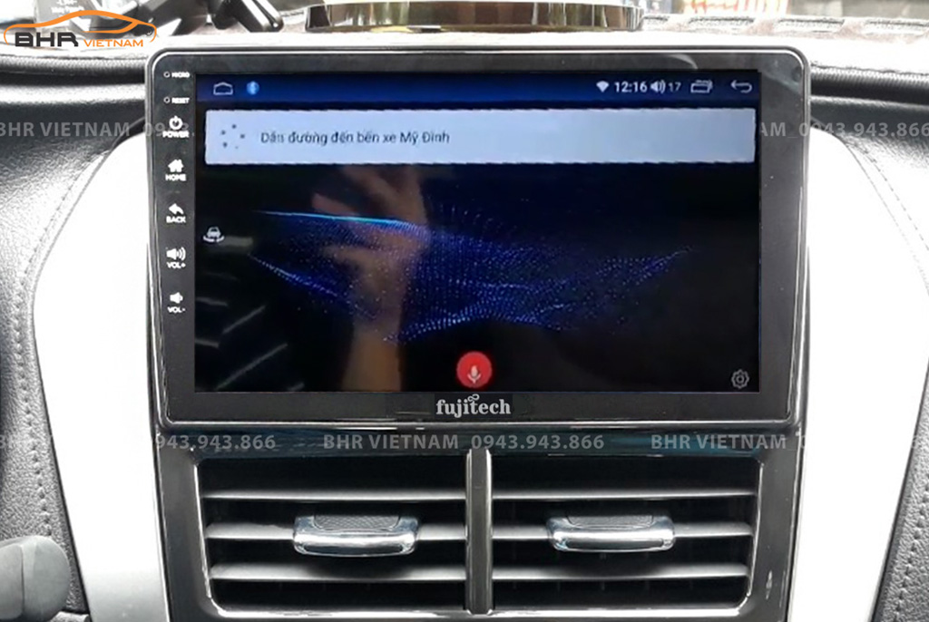 Điều khiển bằng giọng nói Màn hình Android Fujitech 360 Toyota Vios 2019 - nay