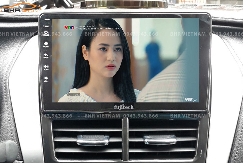 Giải trí trên màn hình DVD Fujitech 360 Toyota Vios 2019 - nay