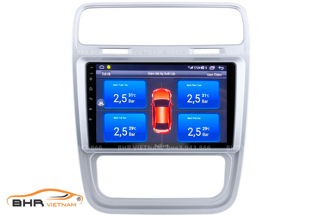 Hình ảnh quan sát cảm biến áp suất lốp Fujitech 360 Volkswagen Scirocco 2008 - 2017
