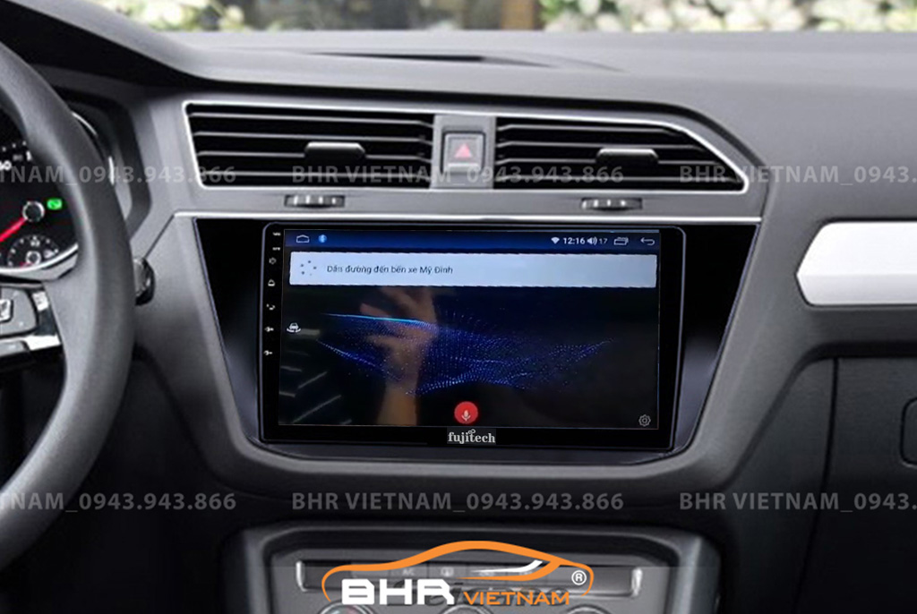Hình ảnh quan sát cảm biến áp suất lốp Fujitech 360 Volkswagen Tiguan 2019 - nay