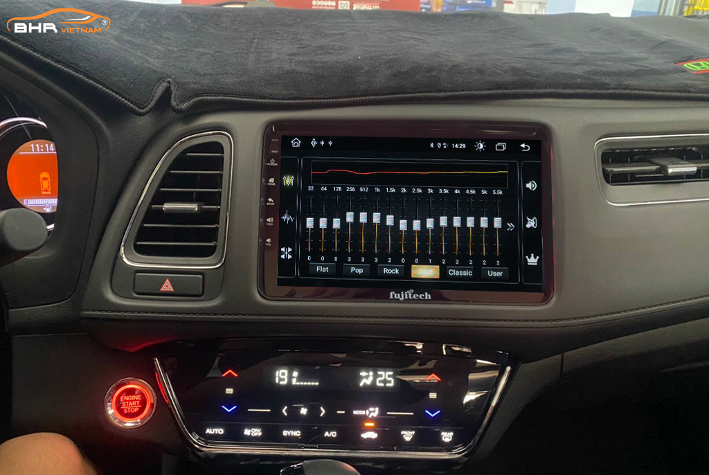 Trải nghiệm âm thanh sống động trên màn hình DVD Android Fujitech Honda HRV 2018 - nay