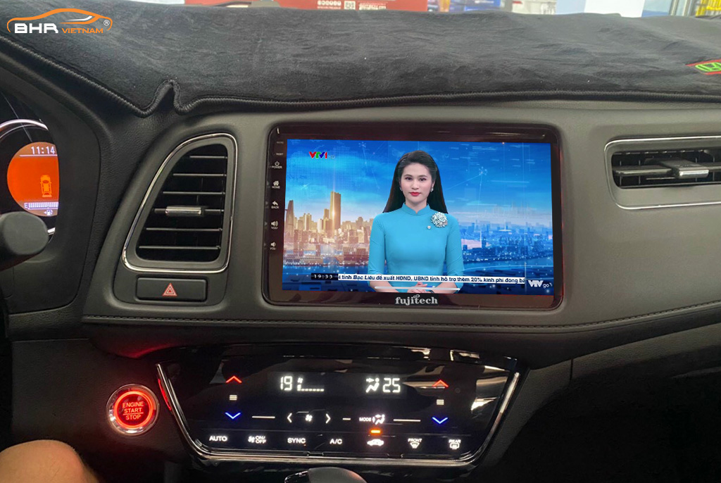 Điều khiển bằng giọng nói màn hình DVD Fujitech Honda HRV 2018 - nay