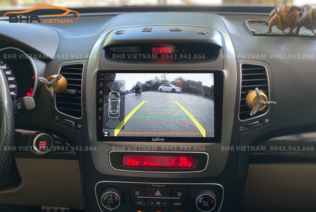 Màn hình DVD Fujitech Kia Sorento 2014 - 2020 tích hợp camera lùi