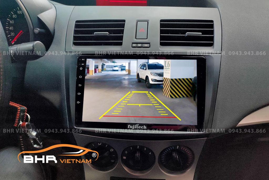Màn hình DVD Fujitech Mazda 3 2009 - 2013 tích hợp camera lùi