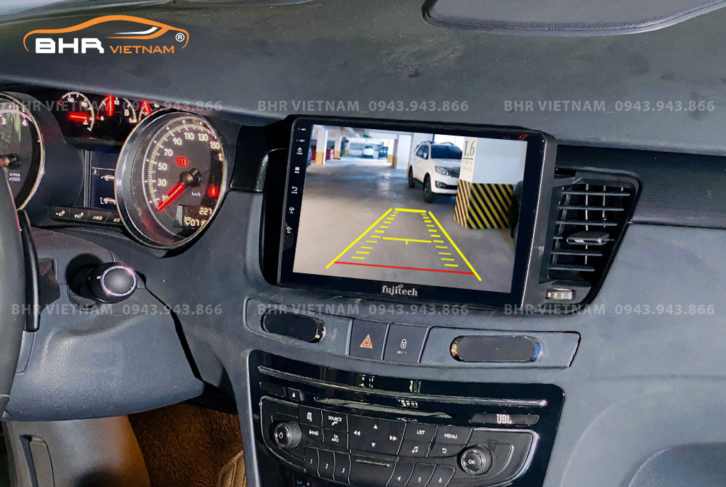 Màn hình DVD Fujitech Peugeot 508 2010 - 2020 tích hợp camera lùi