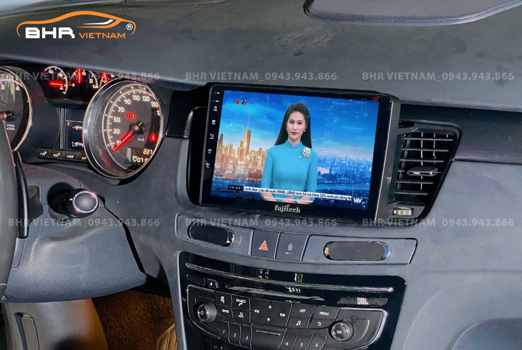 Giải trí đa phương tiện màn hình ô tô giá rẻ Fujitech Peugeot 508 2010 - 2020