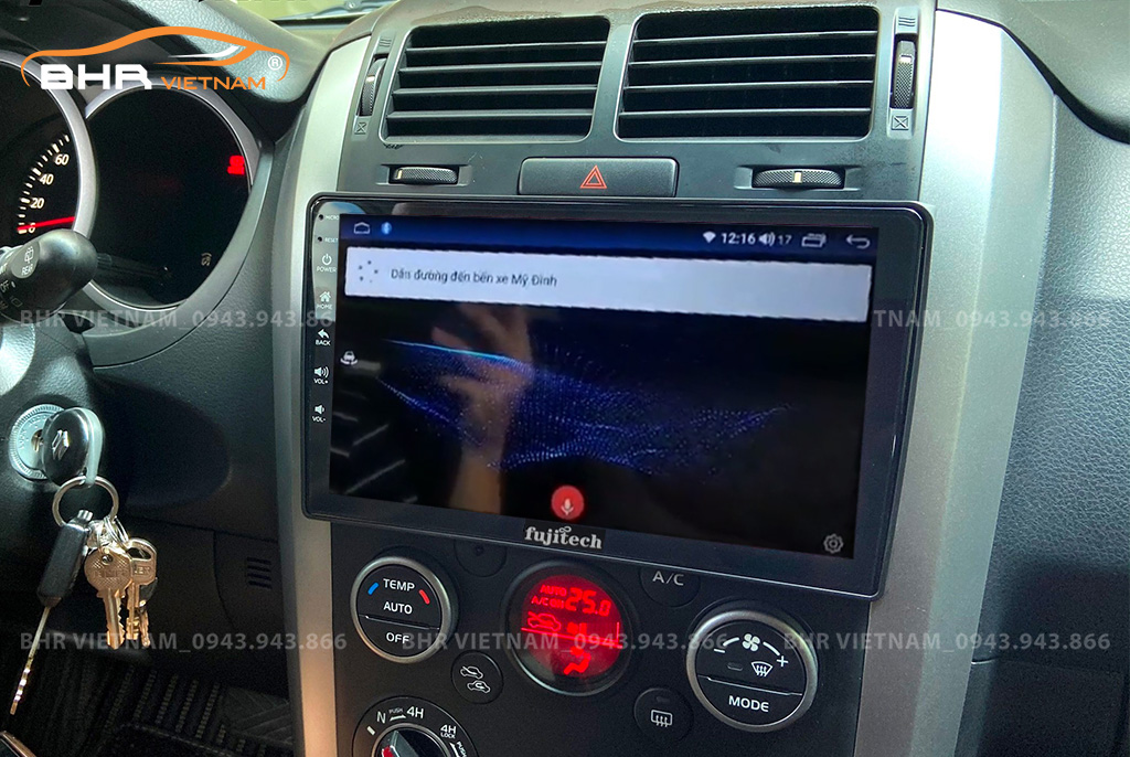 Điều khiển bằng giọng nói Màn hình Android Fujitech Suzuki Vitara 2008 - 2014
