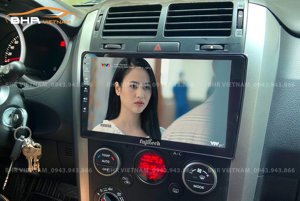 Giải trí đa phương tiện màn hình ô tô giá rẻ Fujitech Suzuki Vitara 2008 - 2014