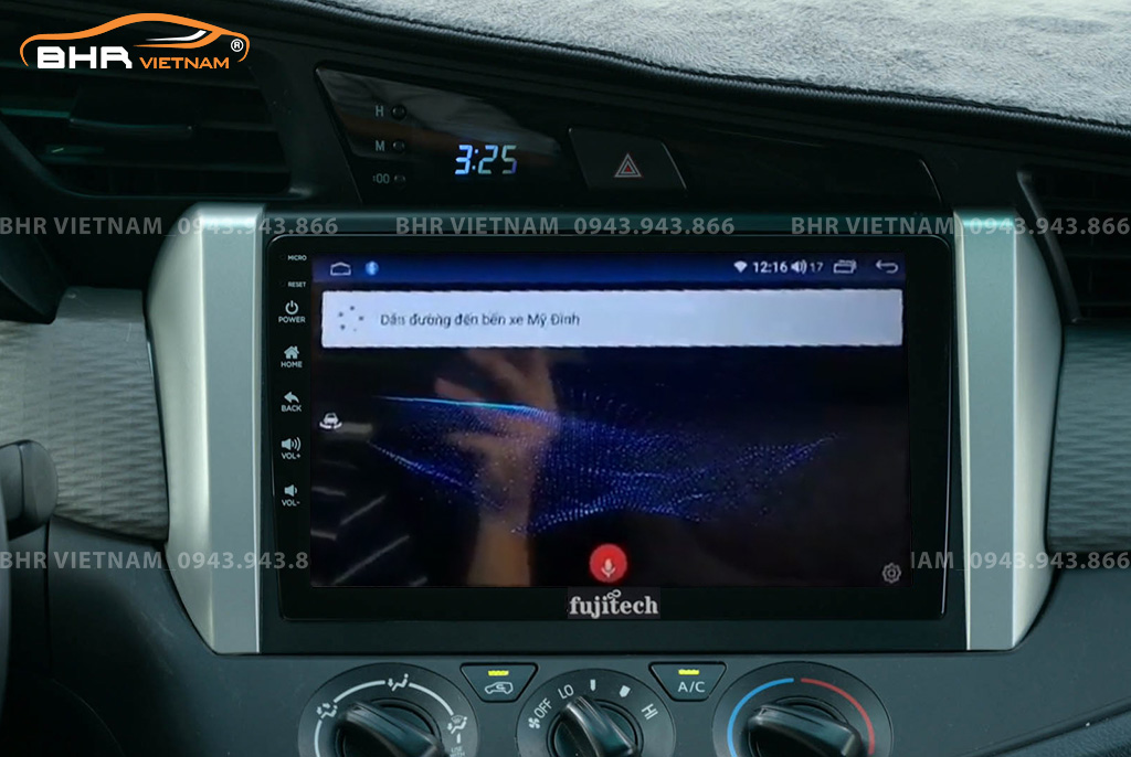 Điều khiển bằng giọng nói Màn hình Android Fujitech Toyota Innova 2016 - nay