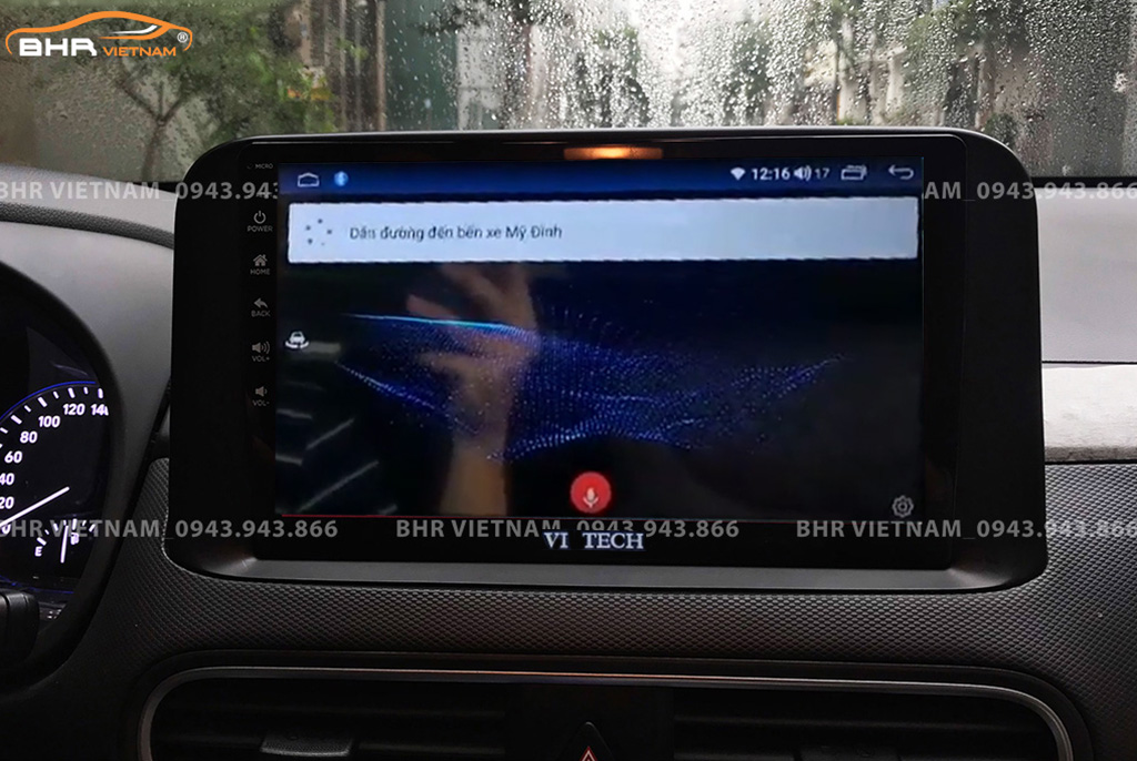 Điều khiển bằng giọng nói Màn hình Android Vitech Pro Hyundai Kona 2018 - nay