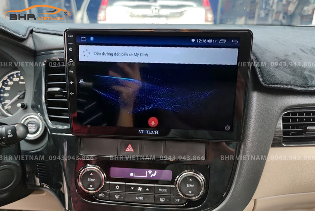 Điều khiển bằng giọng nói Màn hình Android Vitech Pro Mitsubishi Outlander 2016 - 2019