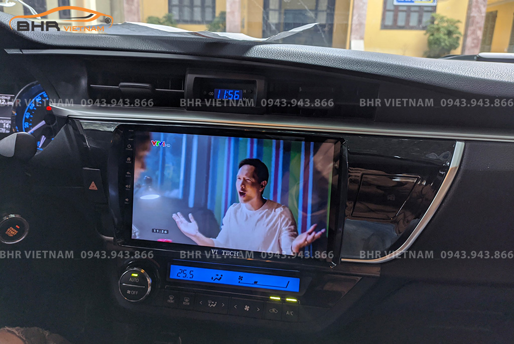 Giải trí đa phương tiện trên màn hình DVD Vitech Pro Toyota Altis 2014 - 2017