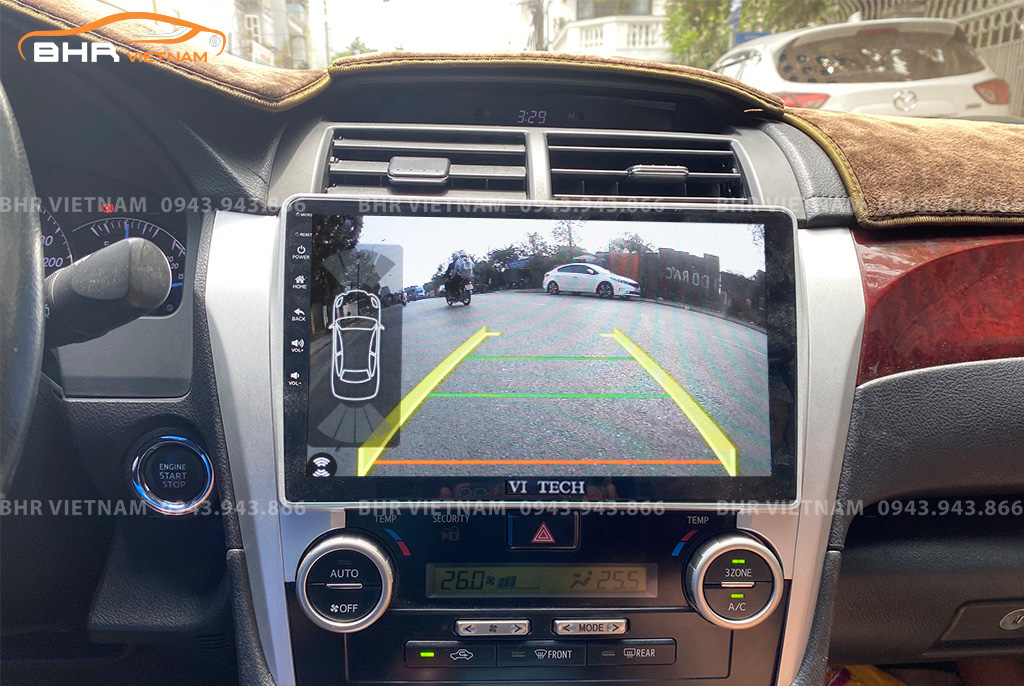 Màn hình DVD Vitech Pro Toyota Camry 2013 - 2019 tích hợp camera lùi