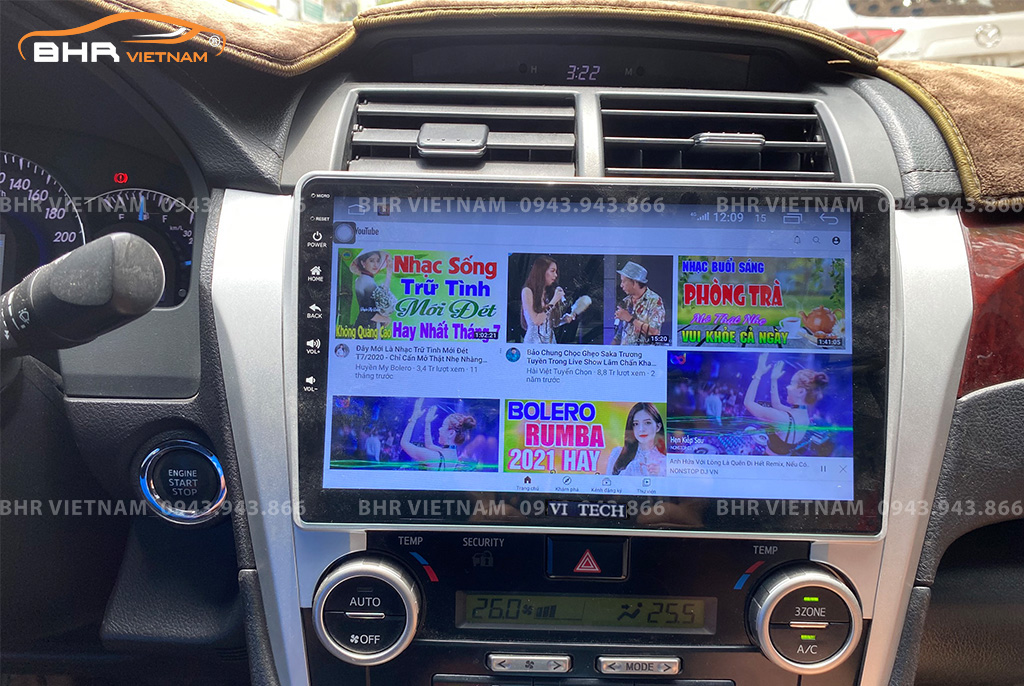 Giải trí đa phương tiện trên màn hình DVD Vitech Pro Toyota Camry 2013 - 2019