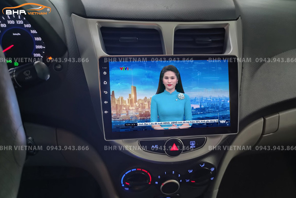 Điều khiển bằng giọng nói màn hình DVD Vitech Hyundai Accent 2011 - 2016