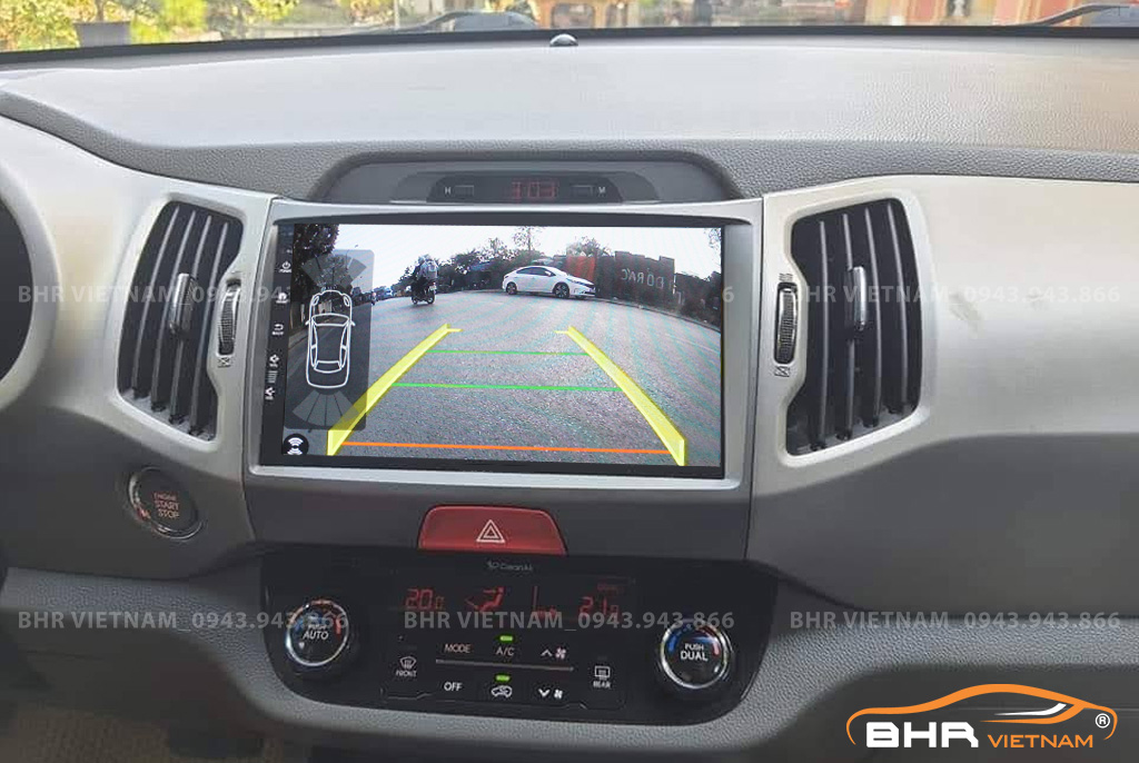 Màn hình DVD Vitech Kia Sportage 2009 - 2015 tích hợp camera lùi