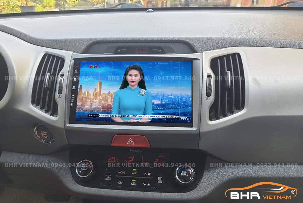 Điều khiển bằng giọng nói màn hình DVD Vitech Kia Sportage 2009 - 2015