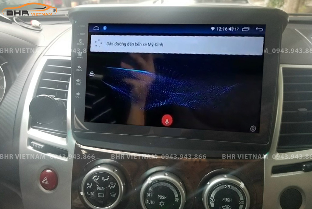 Điều khiển bằng giọng nói Màn hình Android Vitech Mitsubishi Pajero Sport 2011 - 2017
