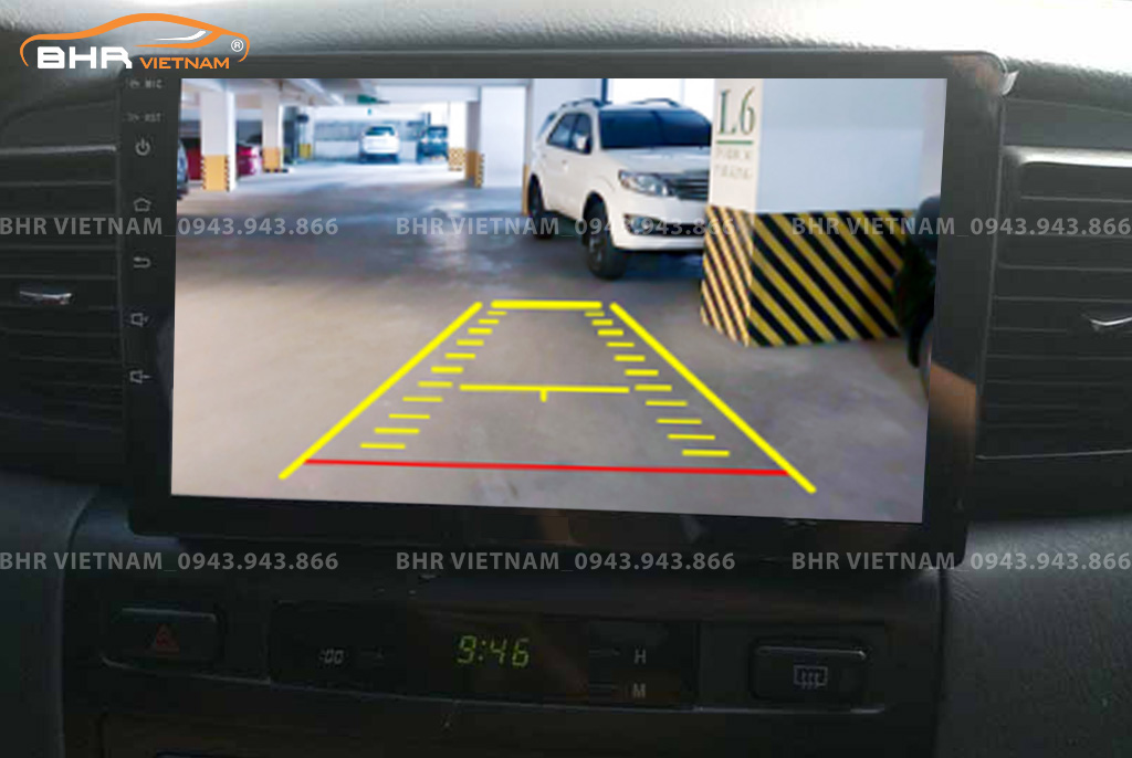 Màn hình DVD Vitech Toyota Altis 2001 - 2007 tích hợp camera lùi