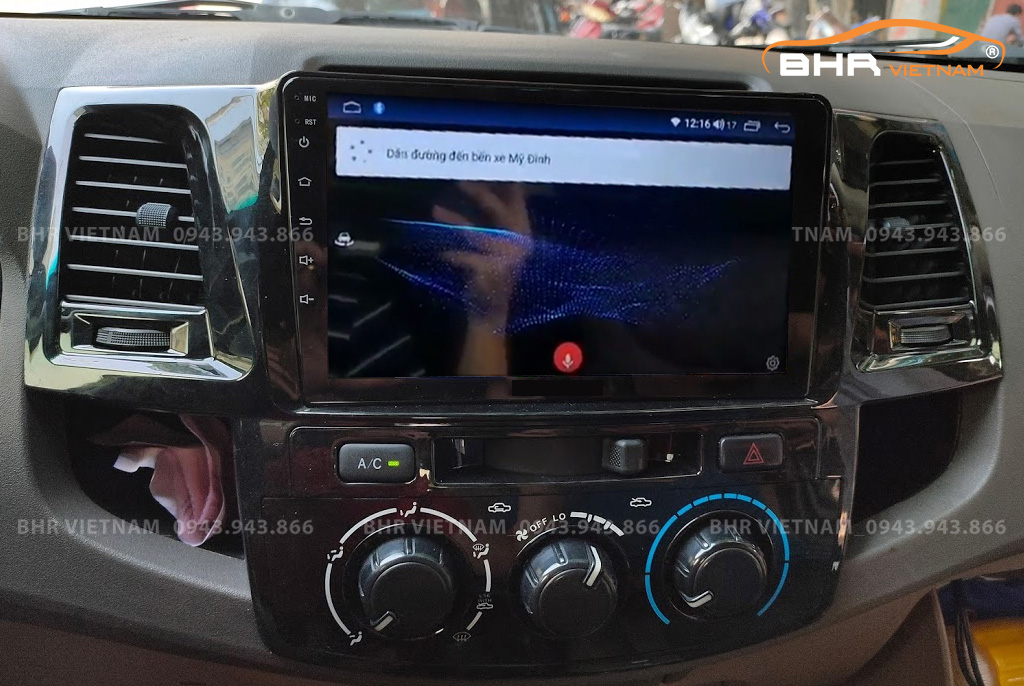 Điều khiển bằng giọng nói Màn hình Android Vitech Toyota Hilux 2005 - 2015